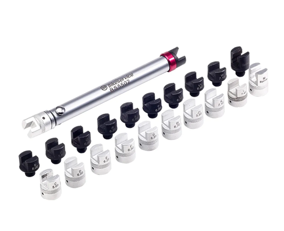 Bike Service BS5502 Torque wrench for aluminium and steel spoke heads
