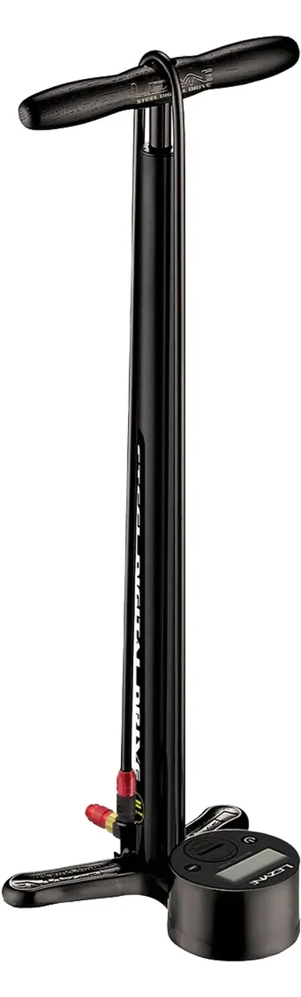 Lezyne Digital Drive Steel 3.5 Floor Pump, black, max 15 bar
