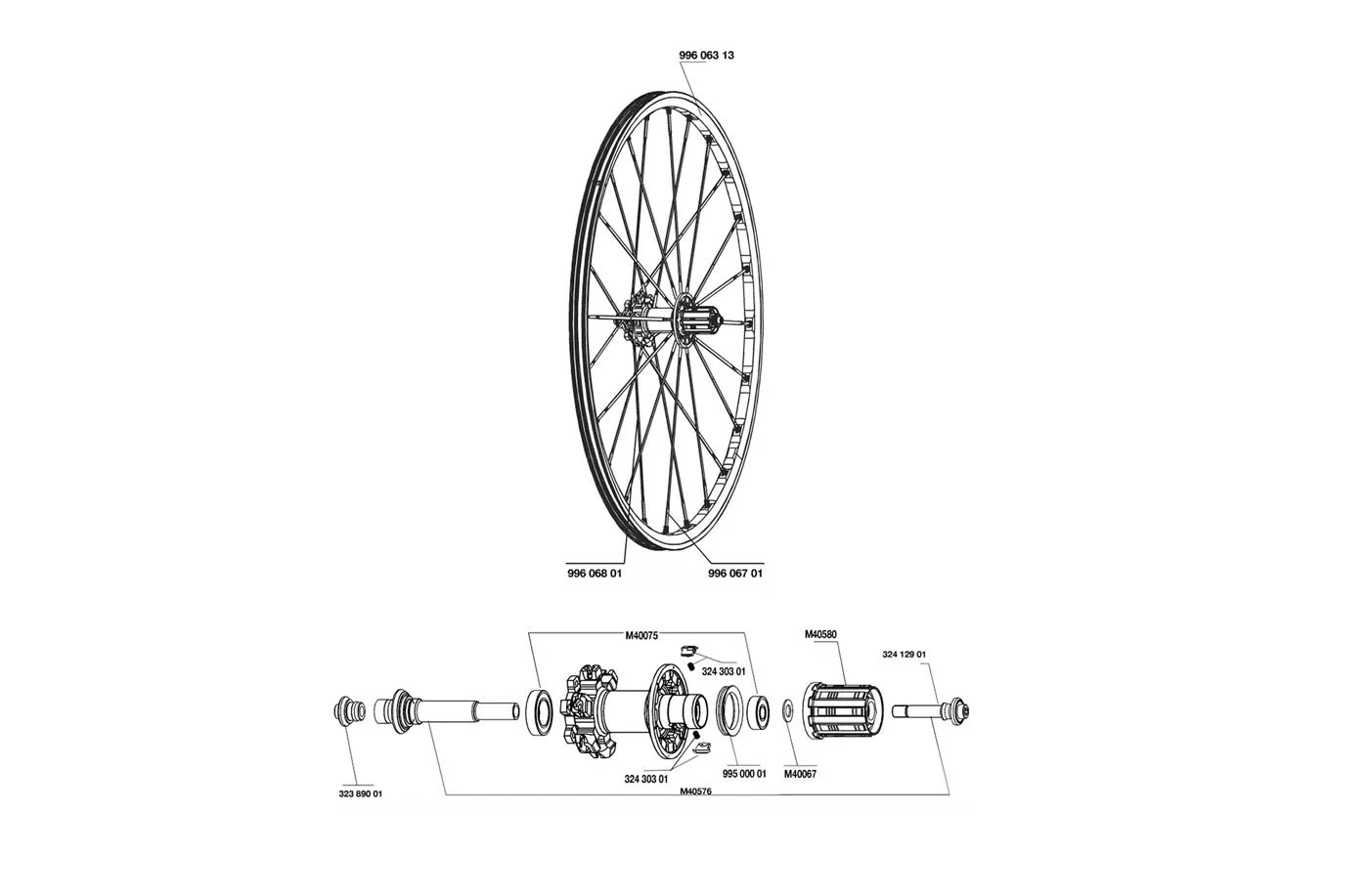 Mavic Replacement Spoke CROSSMAX DISC 29-inch Rear Wheel (Disc Side) 293 mm – Limited Stock
