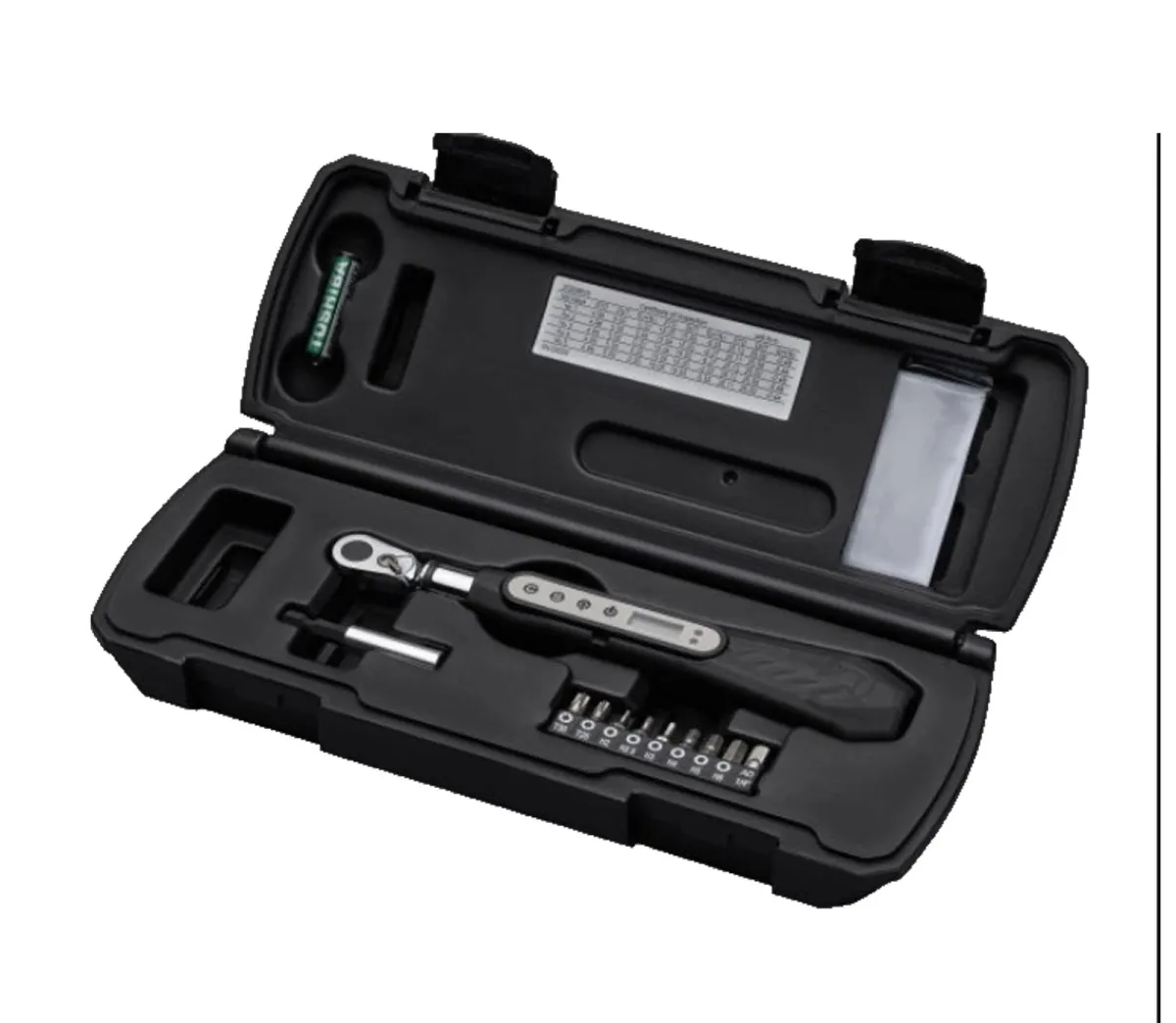 PRO 1-20Nm Team Digital Torque Wrench Set including adapters
