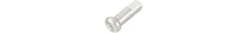 DT Swiss aluminium spoke nipples, 2.0 mm, silver, 12 mm length
