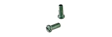 DT Swiss aluminium spoke nipples, 1.8 mm, green, 12 mm long