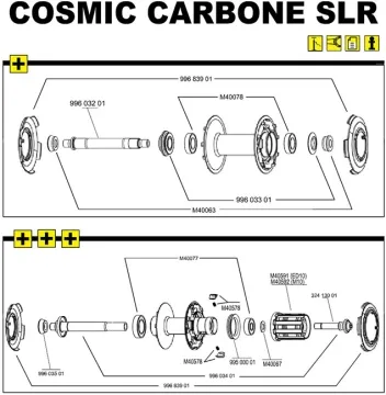 Mavic Cosmic Carbone SLR front axle