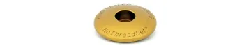 Chris King NoThreadSet Spare Part Stem Cap | Ahead Cap 1 1/8 inch Sotto Voce Gold