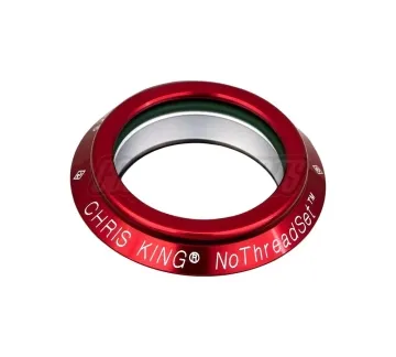 Chris King Headset Spare Part NoThreadSet Bearing Cap | Upper bearing cap, 1 inch, red, 1 inch