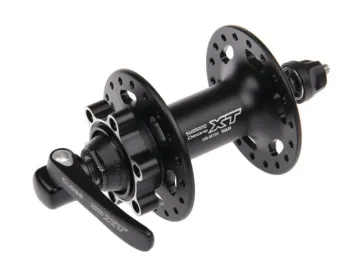 Shimano XT HB-M756 front disc hub, 6-bolt, black, 36-hole