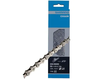 Shimano XT HG-X95 chain with rivet pin, 116 links, 10-speed