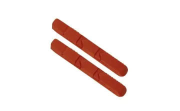 Kool Stop Linear Pull Brake Pads, Red, Cartridge, V-Brake, 2 pieces