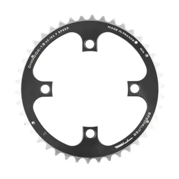 TA Specialite Chinook MTB chainring, 42 teeth, 104 mm bolt circle, 18 mm outer diameter, black