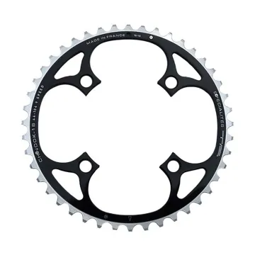 TA Specialite Chinook MTB chainring, 44 teeth, 104 mm bolt circle, 18 mm outer diameter, black