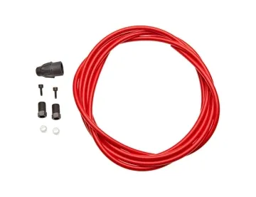 Avid Code - Juicy 3 - Elixir 3 disc brake hose, 200 cm, 0-degree fitting, red