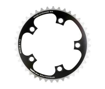 TA Specialite Single Chainring 38 Teeth 110mm Bore Black
