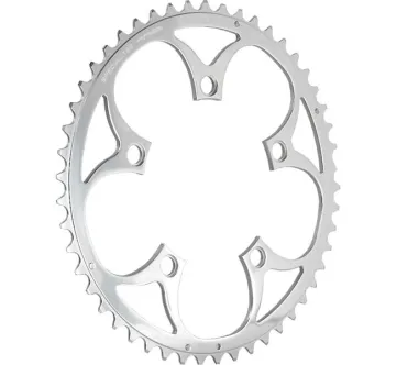 TA Specialite chainring, 94 links, 46 teeth, silver, outer