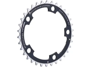 TA Specialite Zehpyr Compact Chainring 38 Teeth 110 mm Black Centre