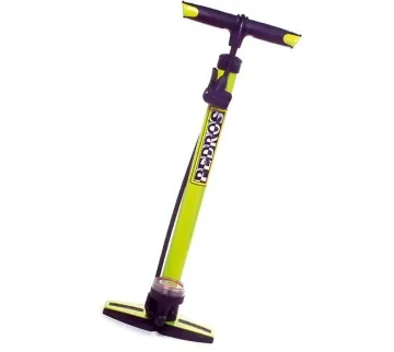Pedro's Domstige floor pump, max 8 bar, green