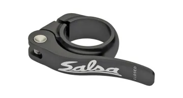 Salsa Flip Lock Seatpost Quick-Release Clamp, Black, 28.6 mm