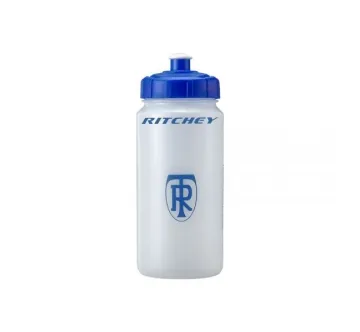 Ritchey water bottle, white and blue, 0.5 litres