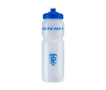 Ritchey water bottle, white and blue, 0.75 litres