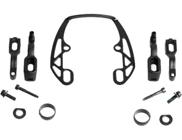 Magura Evo2 adapter, black, complete, for an HS33 brake