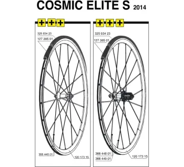 Mavic Cosmic Elite S Replacement Spoke FR - BR 285 mm 2011-14