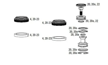 RockShox Pike Service Kit Full A1-A2 Solo Air from 2013 onwards