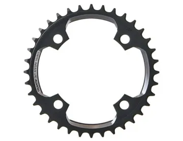 Sram X0 DH chainring, 38 teeth, 104 mm bolt circle, black