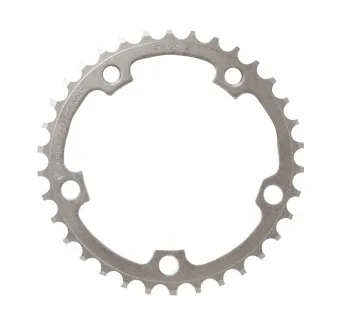 Campagnolo Record 10s chainring, 39 teeth, matt silver, LK 135