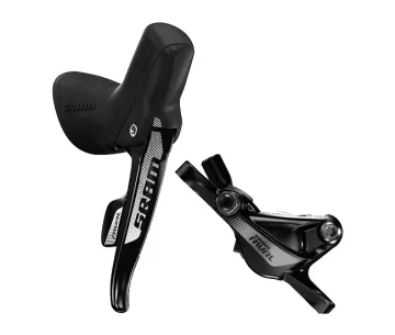 Sram Rival 22 Disc shift/brake lever, 2-speed + Post Mount disc brake, 95cm cable