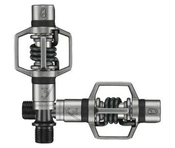 Crankbrothers Eggbeater 3 clipless pedals, silver-black, including cleats