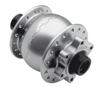 Schmidt SON 28 15 Hub Dynamo Disc 6-hole, silver anodised, 36-hole