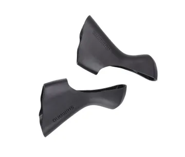 Shimano Ultegra ST-6800 Shift/Brake Lever Spare Part | Rubber Grips, Pair, Black, No. 12