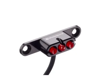 Supernova E3 Tail Light 2 Rear Light LED 6 Volt Luggage Rack Mount Cable Exit 90 Degrees