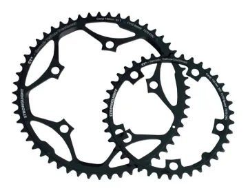 Stronglight Type 130 ct² Road Bike Chainring 5-Arm Outer 130 Lk Black 52 Teeth