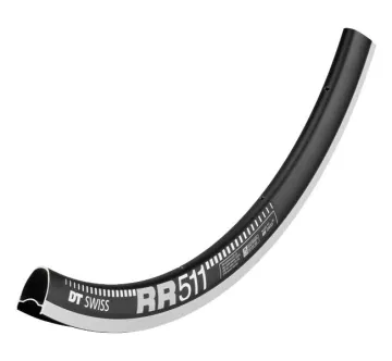 DT Swiss RR 511 RB Aero Road Rim-Brake 28-inch black 24-hole