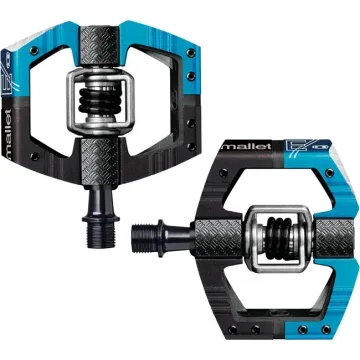 Crankbrothers Mallet Enduro LS Pedal black-light blue