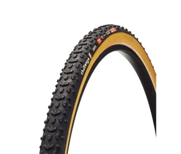 Challenge Grifo Pro Cross Tyre 300 TPI Handmade Clincher 33x622 Black-Brown