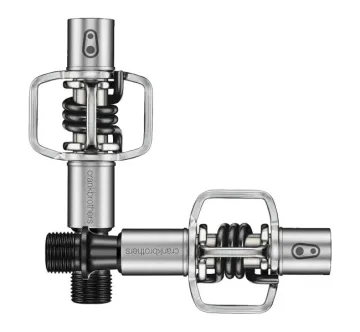 Crankbrothers Eggbeater 1 clipless pedals, silver-black, including cleats