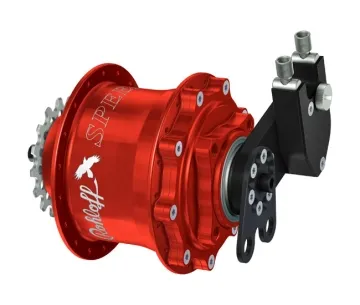 Rohloff Speedhub 500/14 CC DB EX Disc 32-hole red