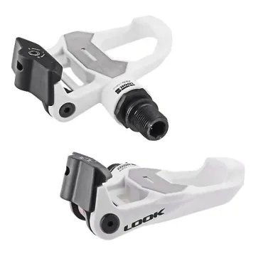 Look Keo 2 Max Pedals, white, including Keo Grip cleats