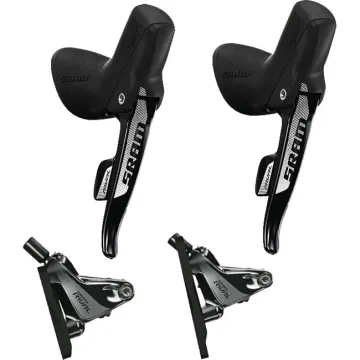 Sram Rival 22 Disc Shift/Brake Lever Set 11-speed + Flat Mount Brakes