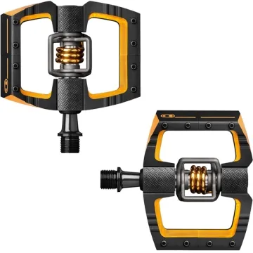 Crankbrothers Mallet DH 11 Pedal black and gold, including cleats