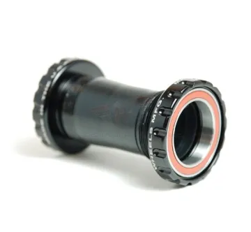 Wheels MFG Bottom Bracket BSA Threaded Angular Contact | Axle 30 mm Crank Axle 68–73 mm black