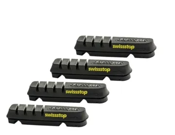 SwissStop Flash Evo Black Prince Road Shim/Sram Brake Pads, 2 pairs