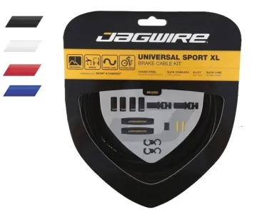 Jagwire Universal Sport XL Brake Cable Set, white