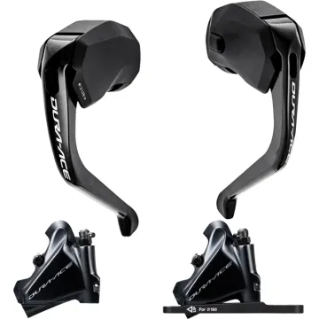 Disc Set Shimano DURA-ACE TT Di2 ST-R9180 STI 11x2-speed + BR-R9170 Flat Mount Disc