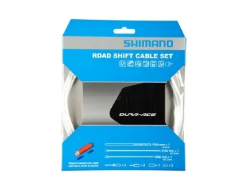 Shimano DURA-ACE cable set SLR OT-RS900, polymer-coated, white