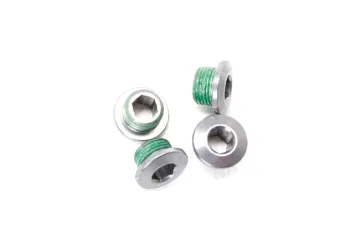 Sram XX1 chainring bolts M8.5x5mm aluminium silver, 4 pieces each