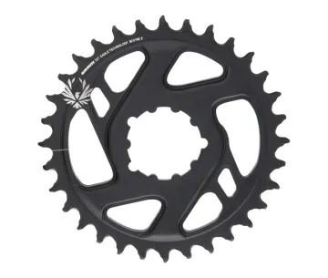 Sram GX Eagle X-Sync 2 chainring, 12-speed, direct mount, 3-degree offset, black, 32 teeth