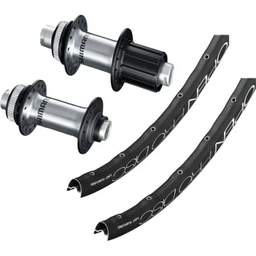 Shimano RS770 wheel set with Disc CL+ hubs and Mavic Open Pro UST Disc rims | built by TNC