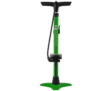 Crankbrothers Gem Floor Pump Analogue Green 11 bar